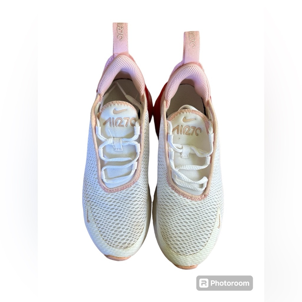 Nike Air7c Reacts. Pink and white. Kids Size 2. 1 inch lift.